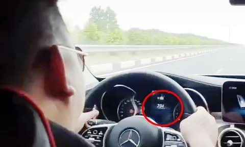 Lời khai của tài xế điều khiển Mercedes với tốc độ 234km/h trên cao tốc TP.HCM- Dầu Giây