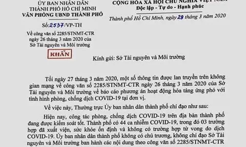 Khiển trách Phó GĐ Sở TN-MT ký văn bản hỏa táng bệnh nhân tử vong do Covid-19