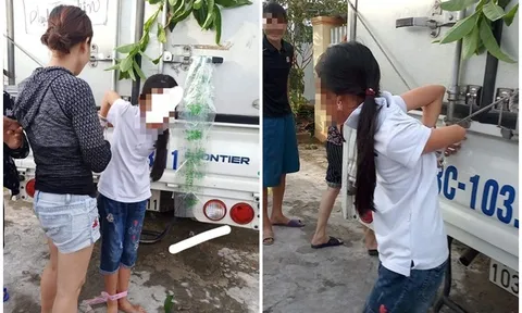 Lời trần tình của người mẹ trói con gái vào xe tải 'bêu' ngoài đường