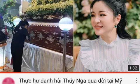 Danh hài Thúy Nga lên tiếng về tin đồn đã qua đời ở Mỹ, để lại tài sản triệu đô