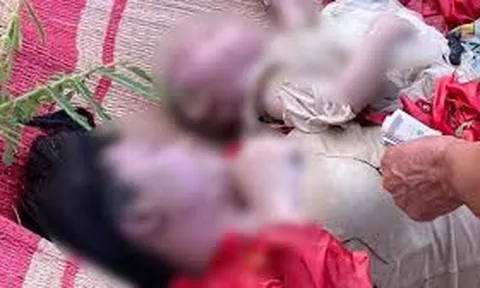 Tìm thấy thi thể 3 mẹ con buộc chặt nhau nổi trên sông Thương ở Bắc Giang