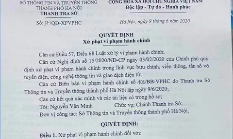 Xử phạt Công ty cổ phần Công nghệ EPI 25 triệu đồng vì đưa tin sai sự thật