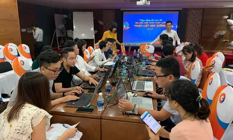 Egroup phối hợp tổ chức thành công vòng chung kết cuộc thi 'pháp luật học đường'