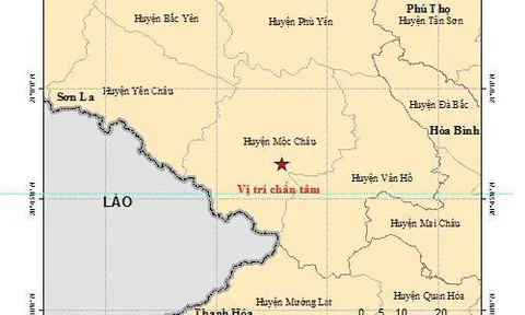 Sơn La lại tiếp tục xuất hiện động đất