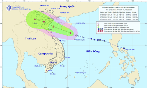 Tin áp thấp nhiệt đới trên biển Đông