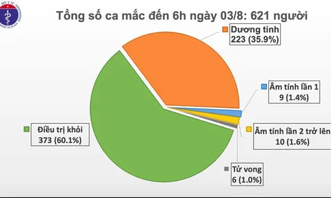 Thêm 1 ca mắc mới COVID-19 ở Quảng Ngãi, Việt Nam có 621 ca bệnh