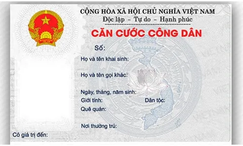 Dự kiến có thẻ căn cước công dân mẫu mới vào cuối năm 2020