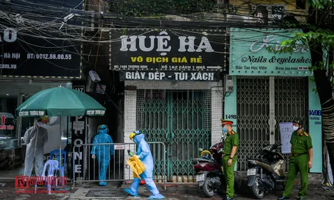 Hà Nội: Phong tỏa ngõ trên phố Trương Định do có bệnh nhân mắc Covid-19