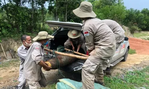 Phát hiện quả bom 250kg khi đào móng nhà ở Quảng Nam