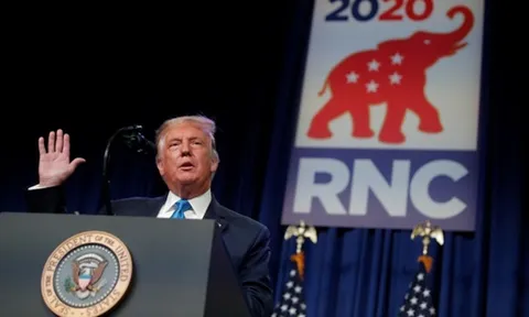 Ông Trump chính thức trở thành ứng viên Tổng thống của đảng Cộng hòa