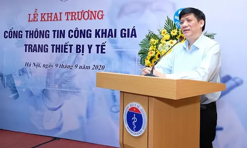 Quyền Bộ trưởng bộ Y tế: 'Tất cả trang thiết bị y tế sẽ được công khai, bảo đảm sân chơi lành mạnh'