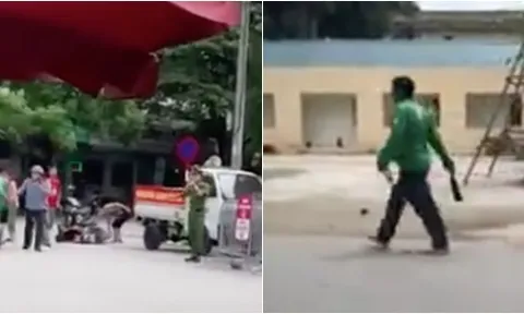 Làm rõ vụ người đàn ông mặc áo Grab hỗn chiến bằng dao tại bệnh viện E