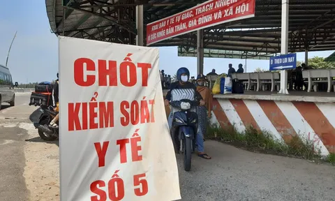Huế: Dỡ bỏ kiểm soát người và phương tiện vào địa bàn
