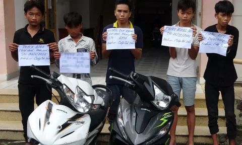 Bắt giữ băng nhóm chém người, cướp xe do thiếu niên 16 tuổi cầm đầu