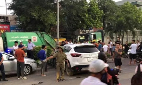 Hà Nội: Xe 'điên' đâm liên hoàn 10 phương tiện khiến 1 người tử vong