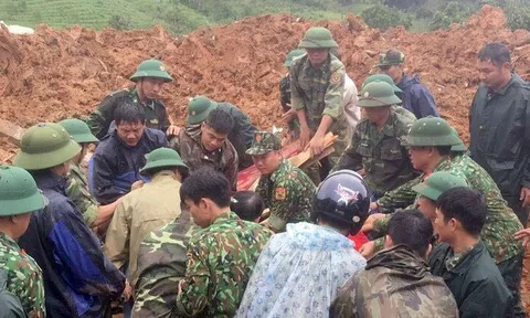 Vụ sạt lở đất ở Hướng Hóa - Quảng Trị: Tìm thấy thi thể 10 chiến sĩ Sư đoàn 337