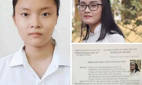 Công an huyện Thường Tín tìm kiếm nữ sinh học viện Ngân hàng mất tích theo nhiều phương án