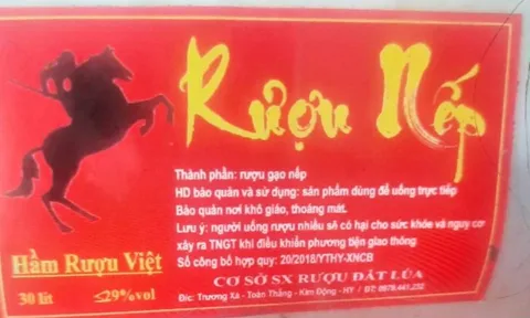 Bộ Công Thương yêu cầu thu hồi ngay sản phẩm Rượu nếp, Hầm Rượu Việt