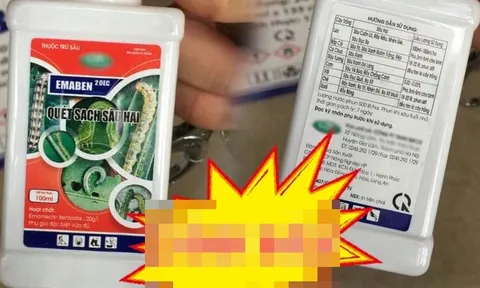 Bé trai 2 tuổi uống nhầm thuốc trừ sâu phải nhập viện cấp cứu