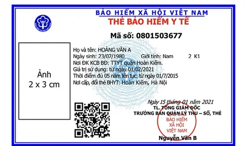 Từ 1/4/2021 sẽ sử dụng mẫu thẻ BHYT mới