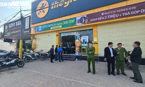 Truy bắt tên cướp đâm gục bảo vệ và lấy đi nhiều điện thoại của Thế giới di động