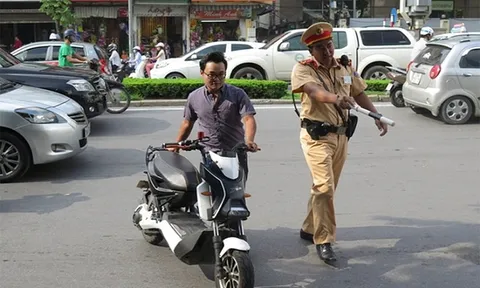 Xe máy chưa đăng ký có được phép tham gia giao thông?