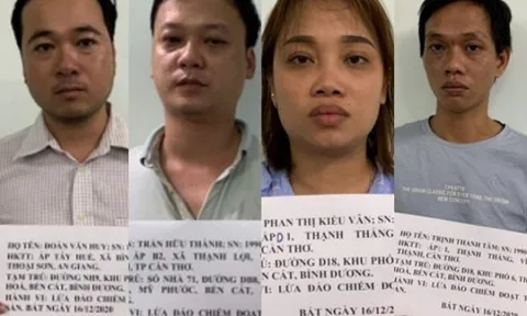 Bắt nhóm đối tượng làm giả nhiều sổ đỏ, lừa đảo gần 13 tỷ đồng ở Bình Dương