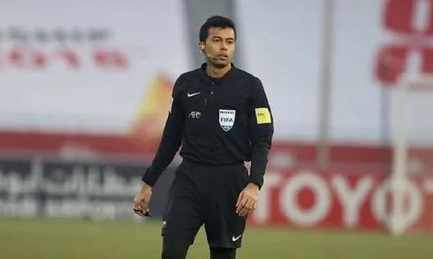 Danh tính trọng tài bắt chính trận U23 Việt Nam - U23 UAE