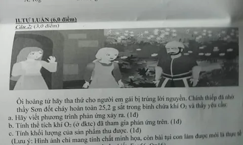 Giáo viên dạy Hóa ra đề thi bắt trend 'hỡi hoàng tử' khiến học sinh 'dở khóc dở cười'