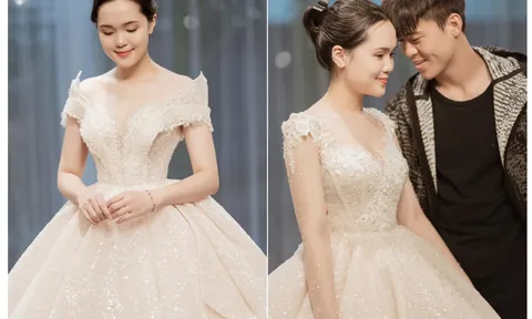 Quỳnh Anh hé lộ về chiếc váy cưới được Duy Mạnh tặng trước ngày kết hôn