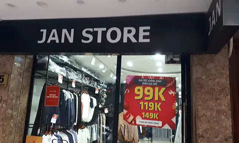 Hà Nội: CH Jan Store bị Cục QLTT xử phạt vì bán quần áo giả mạo nhãn hiệu