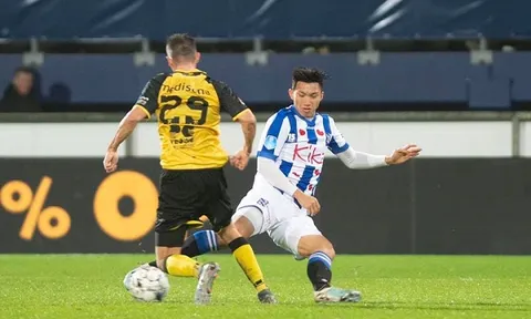 Văn Hậu dính chấn thương trong ngày Jong Heerenveen thắng 9-1