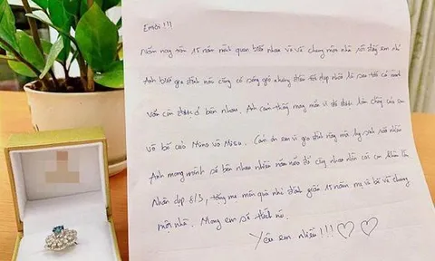 Hồ Hoài Anh gửi lá thư đầy ngọt ngào đến bà xã nhân dịp 8/3