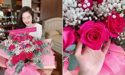 Ca sĩ Bảo Thy và các sao nữ đồng loạt khoe quà mùng 8/3