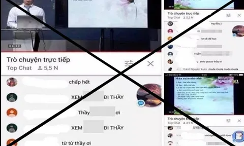Công an TP Hà Nội vào cuộc xác minh các trường hợp bình luận tục tĩu dưới bài giảng online của thầy cô