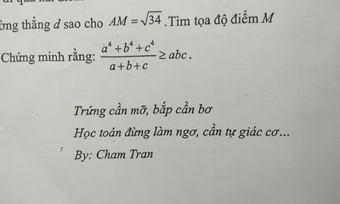 Giáo viên toán bắt trend 'trứng rán bắp bơ', học sinh 'đứng hình' vì lời nhắn dễ thương
