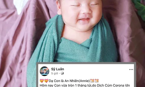 Sỹ Luân khoe ảnh đón con gái đầu lòng tròn 1 tháng tuổi