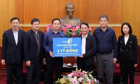 Bảo Việt ủng hộ 3 tỷ đồng cho Quỹ Phòng chống dịch Covid-19  của Ủy ban Trung ương Mặt trận Tổ quốc Việt Nam