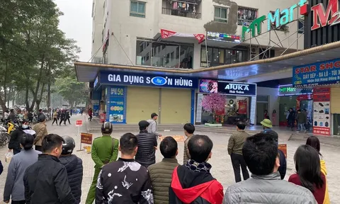 Hà Nội: Người đàn ông rơi từ tầng cao chung cư Linh Đàm xuống đất tử vong
