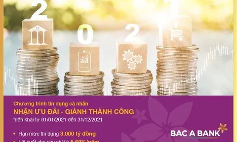 Nhận ưu đãi tín dụng từ BAC A BANK, Khách hàng sẵn sàng đón thành công