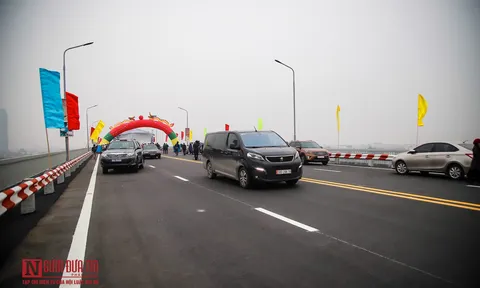 Hà Nội: Chính thức thông xe cầu Thăng Long