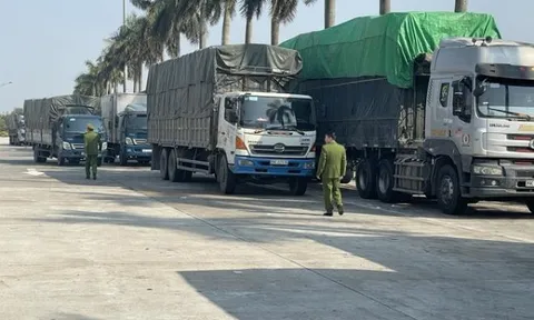 Hải Dương: Bắt giữ 14 xe vận chuyển 300 tấn hàng lậu