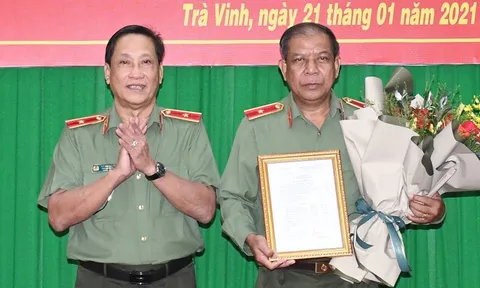 Thiếu tướng Kiên Rịnh được bổ nhiệm làm Phó giám đốc Công an tỉnh Trà Vinh