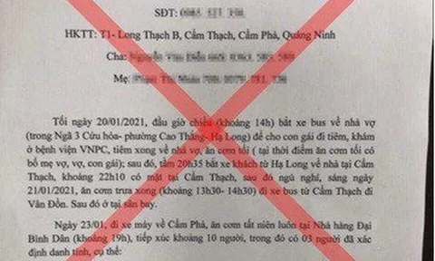 Bác bỏ thông tin BN1553 đi hát karaoke 'có tay vịn'
