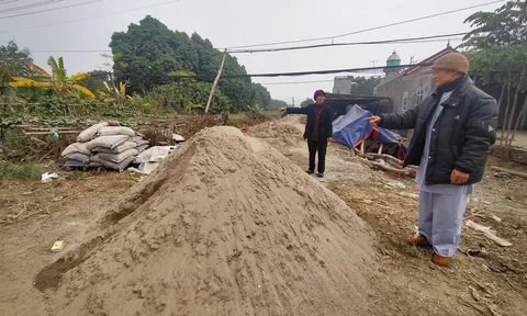 Phú Cát (Quốc Oai): Ngang nhiên xây dựng trên diện tích xảy ra tranh chấp