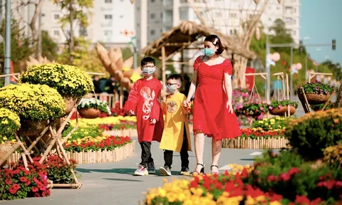 Đường hoa Home Hanoi Xuân: Điểm đến an toàn Tết Tân Sửu