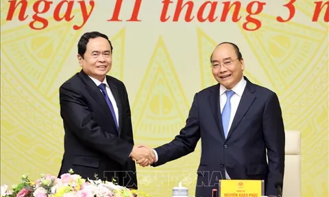 Thủ tướng chủ trì Hội nghị đánh giá việc thực hiện Quy chế phối hợp công tác của Chính phủ và Ủy ban Trung ương MTTQ Việt Nam