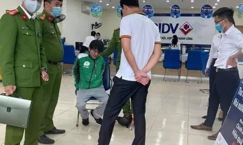 Bắt giữ tên cướp ngân hàng BIDV tại Hà Nội