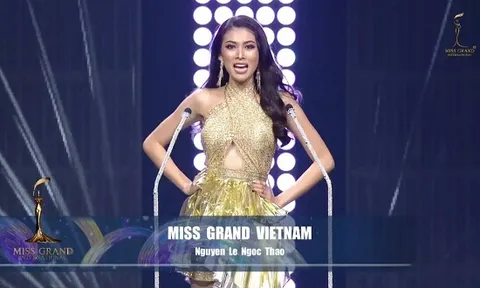 Á hậu Ngọc Thảo chính thức lọt top 20 Miss Grand International 2020