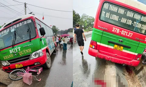 Bé gái 10 tuổi bị xe buýt tông tử vong khi đang đạp xe đến trường